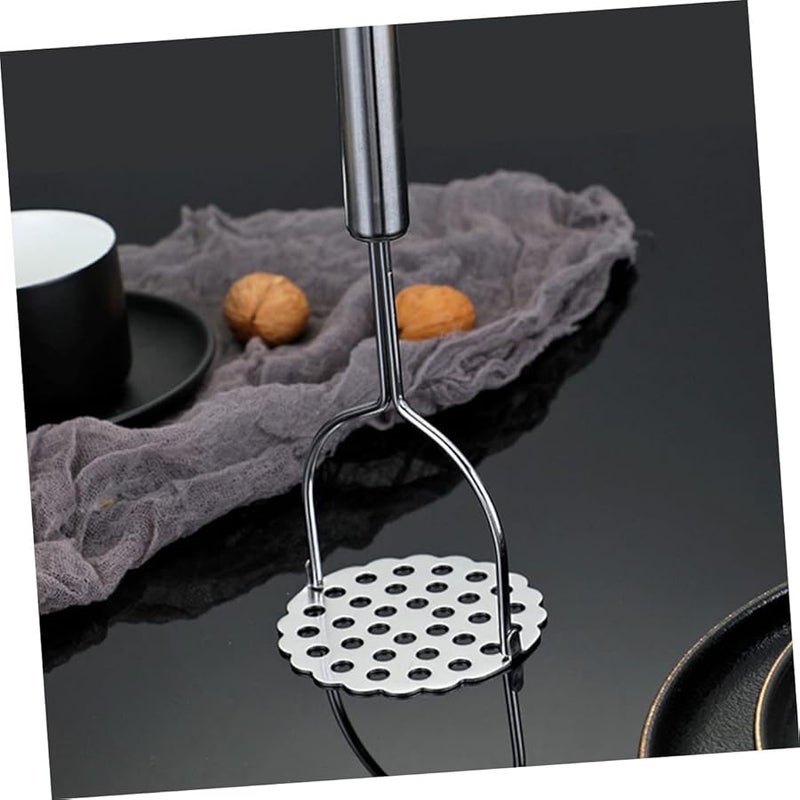 Stainless Steel Potato Masher Manual Kitchen Tool For Vegetables Fruits Ergonomic Handle - Image 3